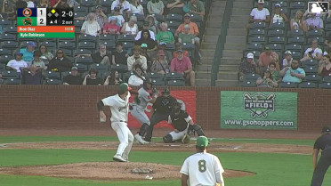 Jhon Diaz singles on a soft line drive to center fielder Edward Florentino. Ryan McCoy scores.