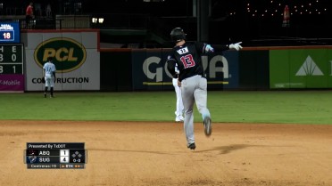 Zac Veen swats his 10th home run of the season
