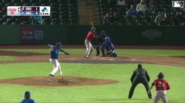 Andrew Velazquez singles on a sharp line drive to right fielder Ryan Fitzgerald. Luken Baker scores. Luis Urías scores.