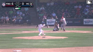 Luke Dickerson homers (4) on a fly ball to left field. Yeremy Cabrera scores.