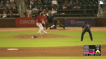 Jairo Iriarte Ball to Cal Conley