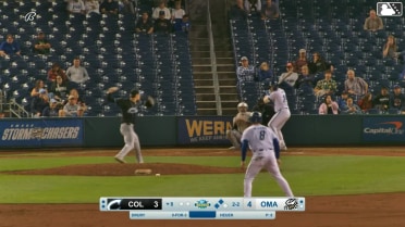 Brandon Drury singles on a ground ball to center fielder Dayan Frias. Matthew Lugo scores. Drew Waters scores.