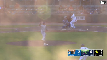 Nacho Alvarez Jr. singles on a ground ball to right fielder Brock Jones. Ben Gamel scores. Jim Jarvis to 2nd.