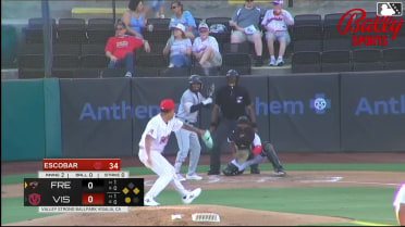 Jesus Escobar In play, run(s) to Luis Mendez