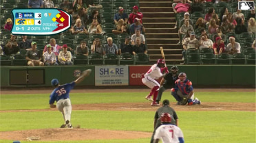 Wuilfredo Antunez singles on a line drive to left fielder Kevin Villavicencio. Trent Farquhar scores. Daunte Stuart scores. Nick Biddison to 2nd.