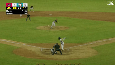 Ryan Murphy records his 4th strike out of the game