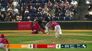 Jaren Warwick In play, run(s) to Aiden Taurek