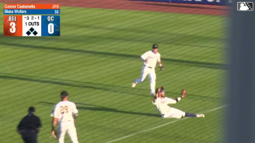 Diego Guzman's sliding catch