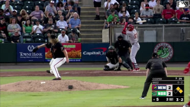 Riley Cooper In play, run(s) to Joshua Báez