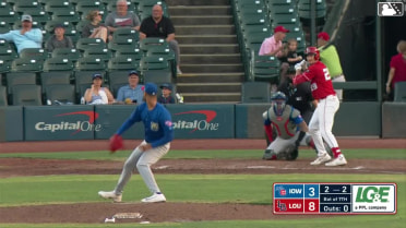 Michael Toglia homers (16) on a line drive to left center field.