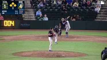 Hyungchan Um out on a sacrifice fly to center fielder Alexey Lumpuy. Henry Ramos scores. Sean Gamble to 3rd.
