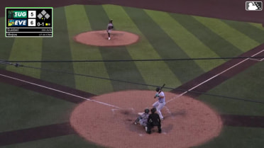Luis Suisbel homers (5) on a line drive to center field.