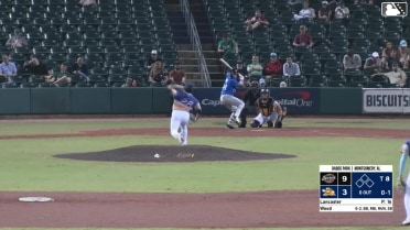 Matthew Wood homers (6) on a line drive to right field.