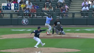Eddie Micheletti Jr. homers (8) on a fly ball to right center field. Cutter Coffey scores.