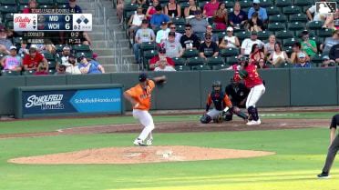 Andrew Cossetti singles on a line drive to left fielder Clark Elliott. Marek Houston scores. Khadim Diaw to 2nd.