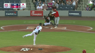 Kervin Pichardo singles on a ground ball to center fielder Bo Davidson. Maxwell Romero Jr. scores.