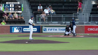 Caden Scarborough strikes out seven