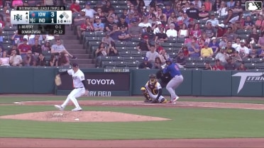 BJ Murray grounds out, pitcher Nick Dombkowski to first baseman Billy Cook. Justin Dean scores.