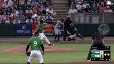 Trey Gibson In play, run(s) to Cal Conley