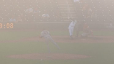 Jared Thomas delivers a bases-loaded triple