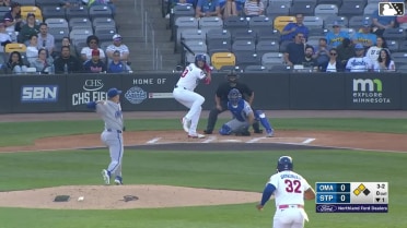 Matt Wallner singles on a line drive to center fielder Drew Waters. Alan Roden scores. Gabriel Gonzalez to 3rd.