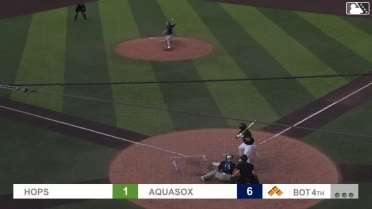 Carter Dorighi singles on a ground ball to left fielder Brady Counsell. Brandon Eike scores. Carlos Jimenez to 3rd. Anthony Donofrio to 2nd.
