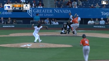 Junior Perez's two-run home run