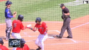 Juan Brito's 21st home run of the year