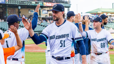 Weiss Throws Complete Game Shutout As Space Cowboys Split Doubleheader