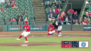 Luis Matos homers (1) on a fly ball to left field. Jeferson Quero scores.