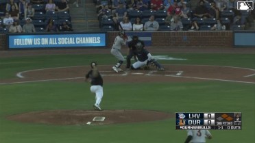 Garrett Stubbs homers (1) on a fly ball to center field. Óscar Mercado scores. Pedro León scores.