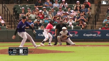 Patrick Weigel In play, run(s) to Daniel Johnson