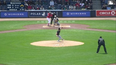 Allan Castro hits a grand slam (3) to right field. Braiden Ward scores. Mickey Gasper scores. Mikey Romero scores.