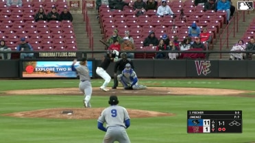 Andrew Fischer homers (5) on a fly ball to right field.