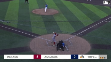 Alan Espinal singles on a ground ball to left fielder Curtis Washington Jr. Jacob Humphrey scores.