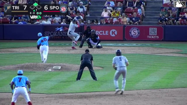 Jorge Ruiz singles on a ground ball to right fielder Jacob Humphrey. Gage Harrelson scores.
