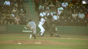 Barrett Kent's ninth strikeout