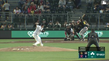 Ben Gobbel singles on a line drive to left fielder Nolan Jones. Jeimer Candelario scores. Yolmer Sánchez to 2nd.