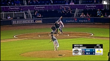 Carter Trice grounds out, third baseman Luis Peña to first baseman Mike Boeve. Ariel Armas scores. Edgar Alvarez to 2nd.