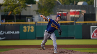 Shuckers Fall to Blue Wahoos, 2-1, in Pitcher's Duel in Series Finale