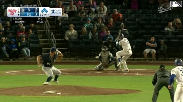 Sean McLain grounds into a double play, third baseman Luis Verdugo to second baseman Carson Tucker to first baseman Romeo Sanabria. Jake Gelof out at 2nd. Sean McLain out at 1st.