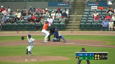 Charlie Pagliarini doubles (2) on a sharp fly ball to left fielder Josue De Paula. J.T. Arruda scores. Michael Arroyo scores.