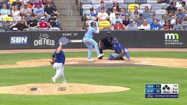 Alan Roden homers (7) on a fly ball to right center field.