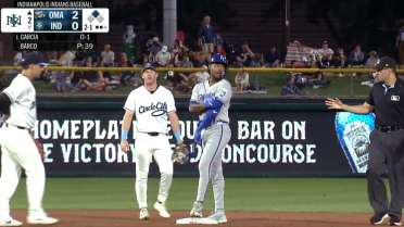 Maikel Garcia's RBI double in rehab start