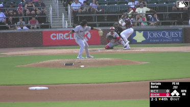 Jacob Burke homers (5) on a fly ball to left field.