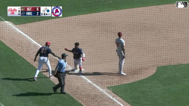 Edgardo Figueroa's first RBI triple 