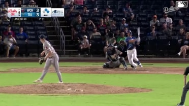 Sean McLain singles on a ground ball to second baseman Danny De Andrade. Jake Gelof scores. Joe Vetrano to 2nd.