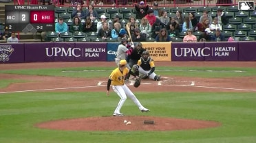 Diego Velasquez homers (3) on a fly ball to right field.
