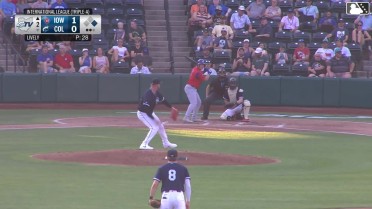 Ethan Hearn doubles (2) on a line drive to left fielder Ralphy Velazquez. James Triantos scores. Ethan Hearn to 3rd.