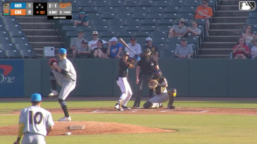 Frederick Bencosme homers (7) on a fly ball to right field.